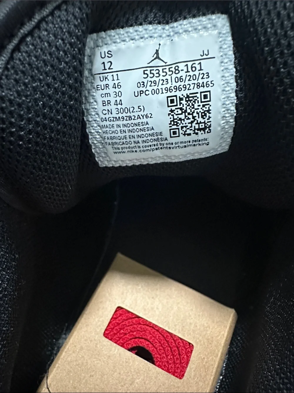 ❤️ Jordan 1 Low Bred Toe 2.0 Shoe